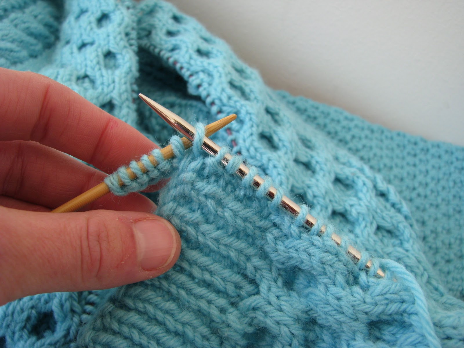 A Half Tutorial Garter Stitch Border