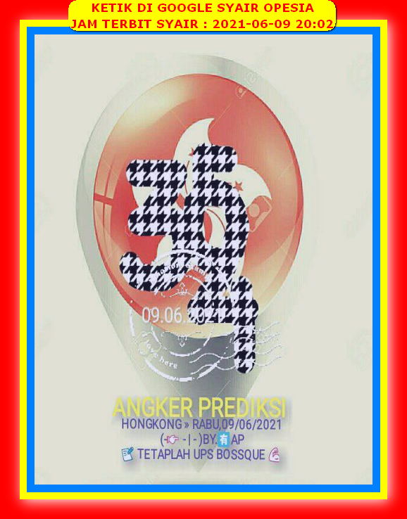 Kode Syair Hongkong Rabu 9 Juni 2021 Kumpulan Syair Toto