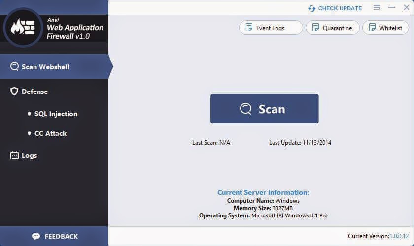 Anvi Web Application Firewall