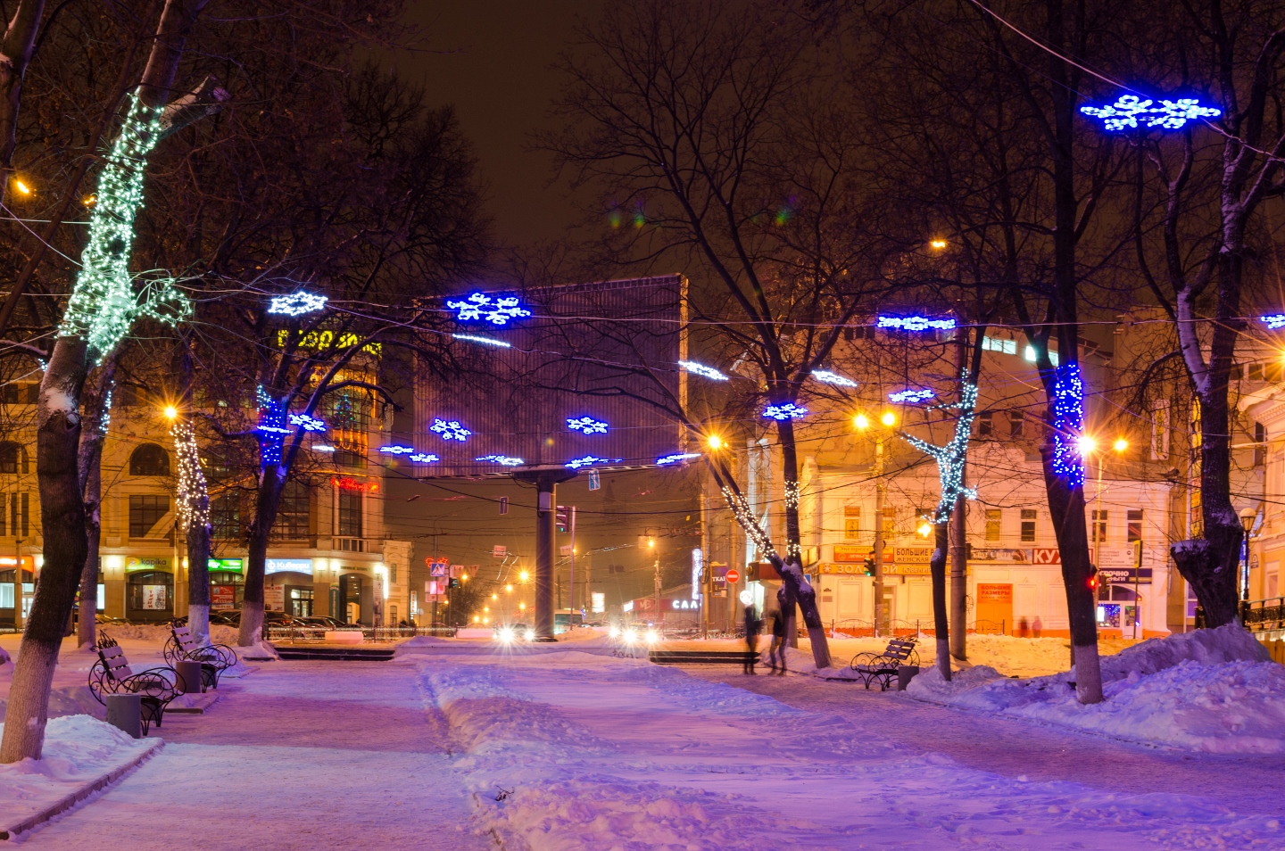 Город Иваново зимой