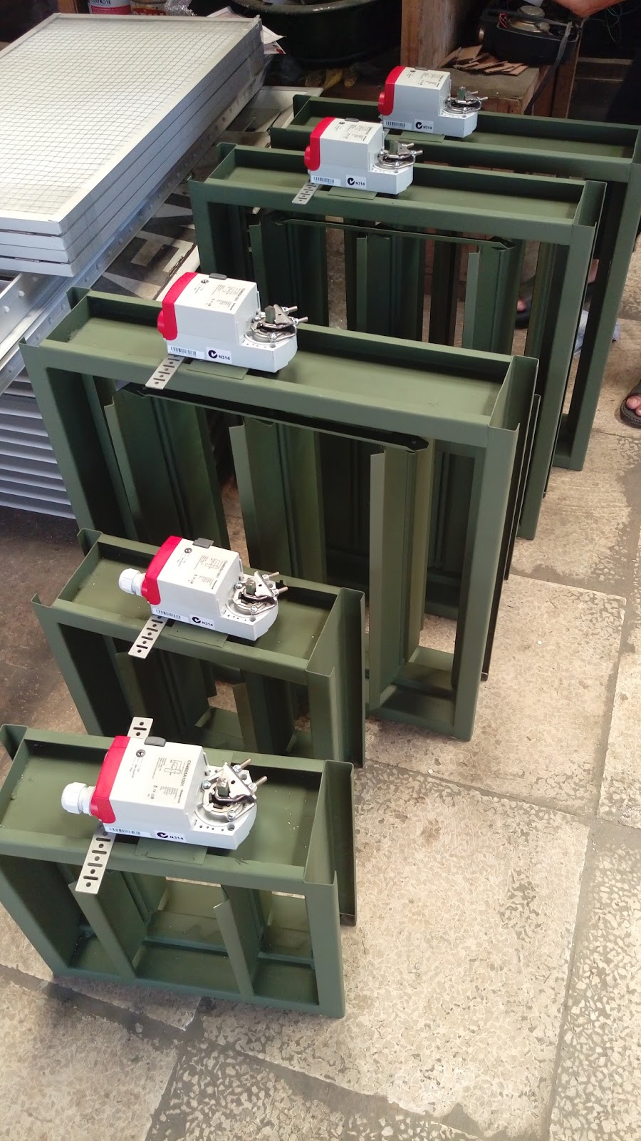 TeknoKarya Ducting Volume Damper + motorized