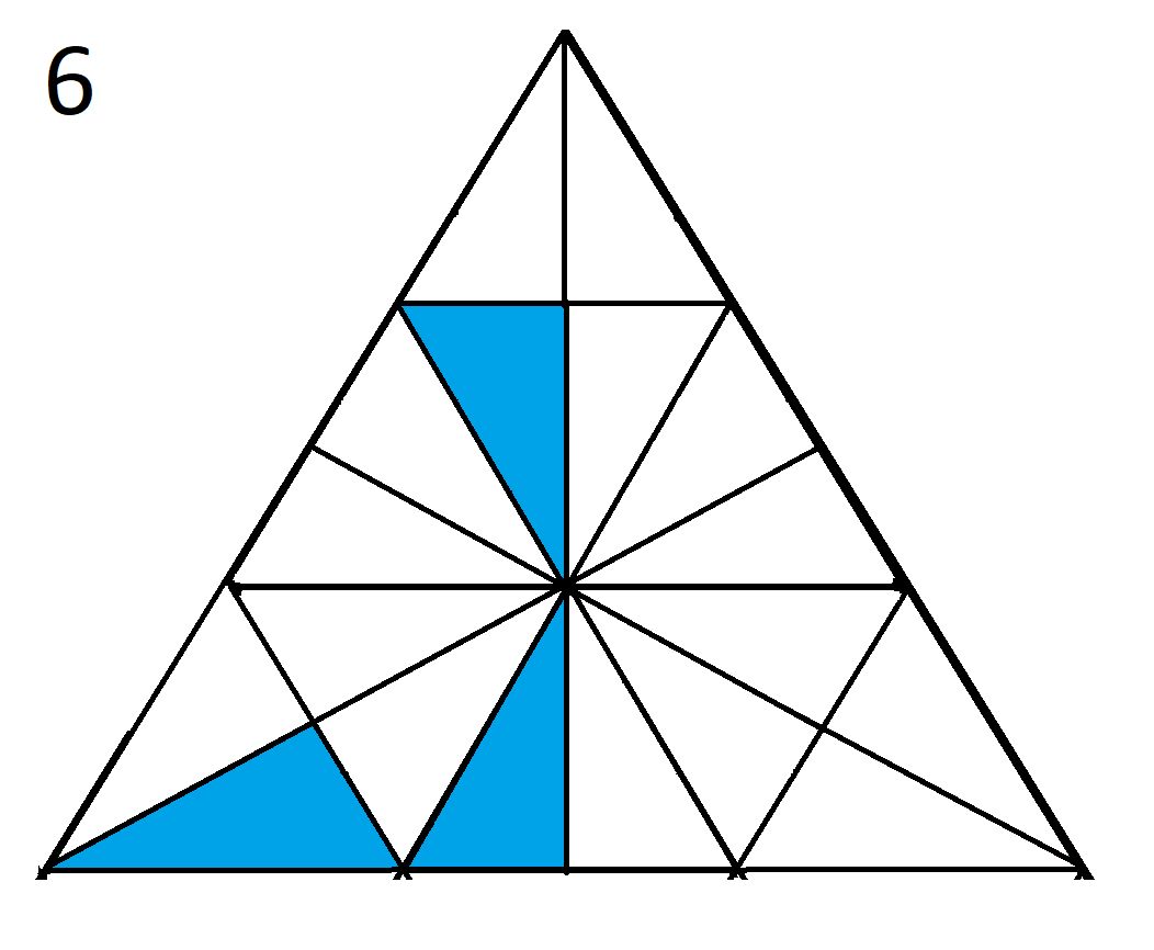 как разделить треугольник на 8 треугольников. разбивка треугольника на фигуры. как разделить треугольник на 8 треугольников. разбиение на треугольники. 8 из треугольников.