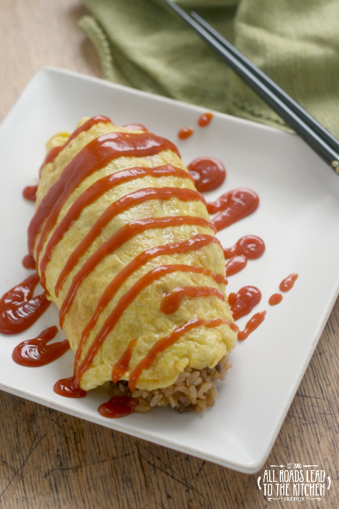 Omurice (Japanese Rice Omelet) inspired by Tampopo FoodnFlix All
