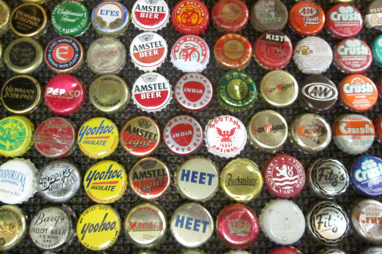 Prairie Museum Collections & Exhibits Bottle Cap Collection