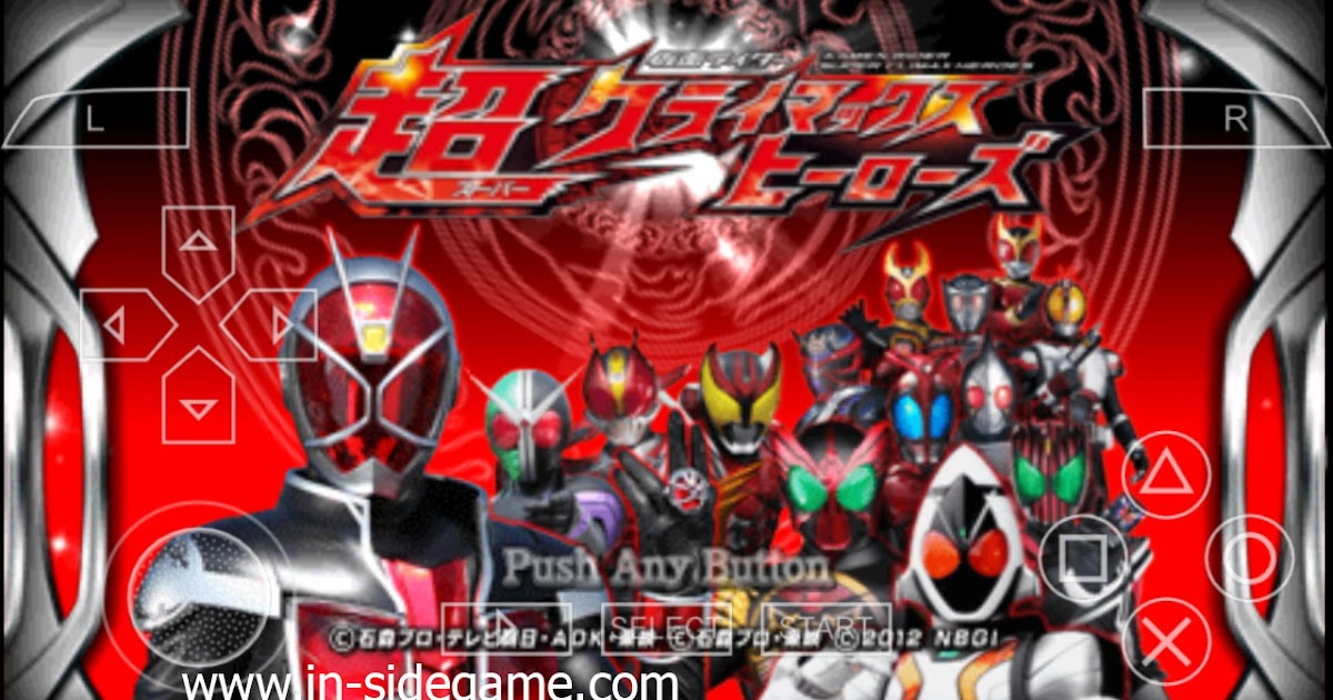 Kamen Rider Chou Climax Heroes + Save Data 100% (551 MB ...