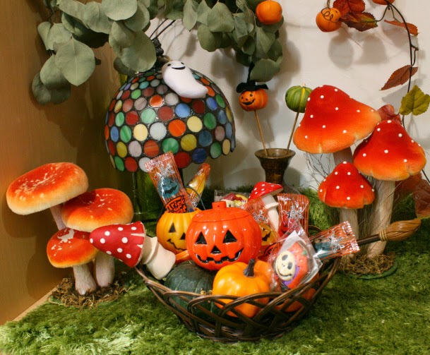 ボタンのくらし ※ ハロウィンの玄関飾り※2014