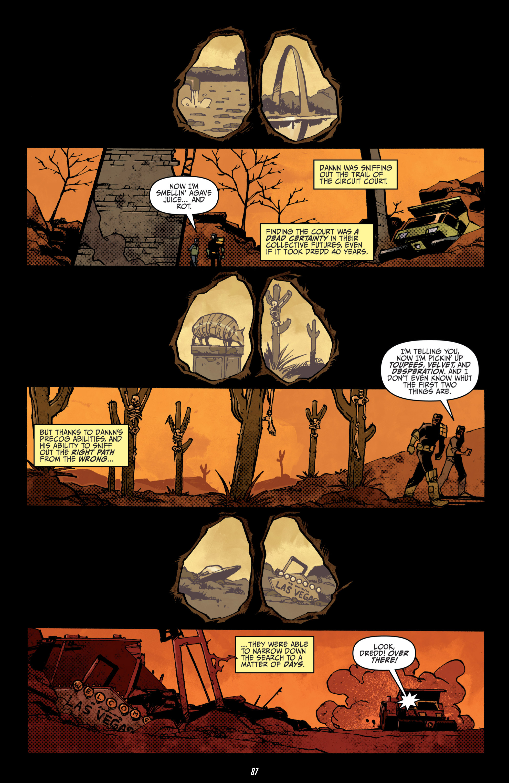 Read online Judge Dredd (2012) comic -  Issue # _TPB 3 - 87