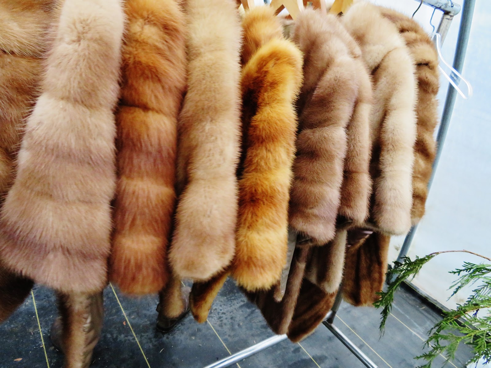 Patti Friday Selling Vintage Fur