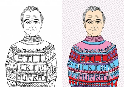 Design Craic: Thrill Murray - The Bill Murray Colouring Book.