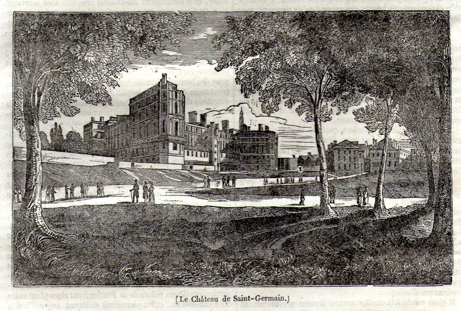 Chroniques du temps passé Le château de SaintGermain.