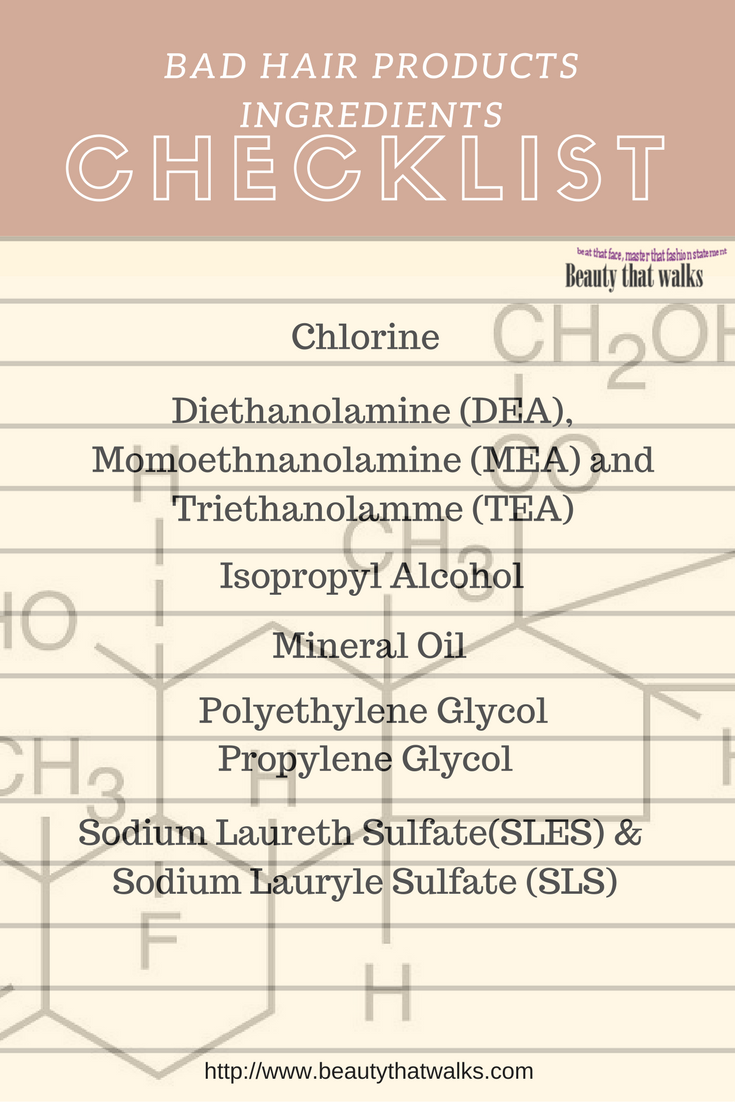 Avoid these Bad Hair Products Ingredients Beauty That Walks