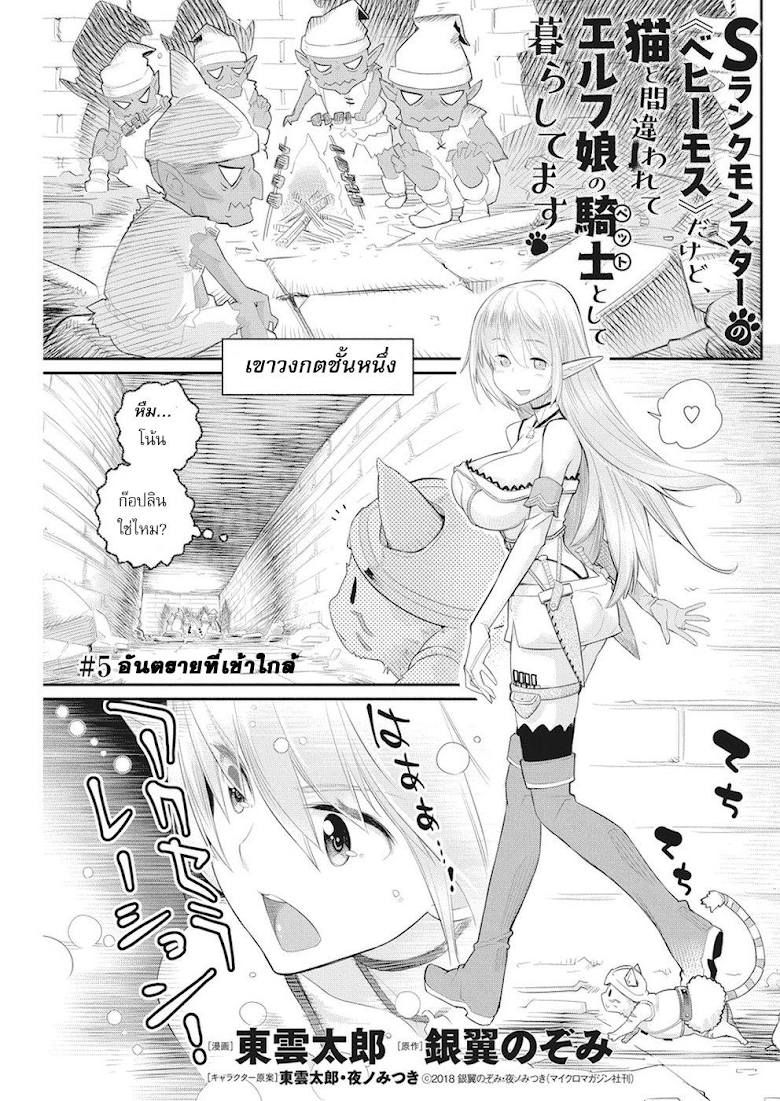 S-Rank Monster no 《Behemoth》 Dakedo, Neko to Machigawarete Erufu Musume no Kishi(Pet) Toshite Kurashitemasu - หน้า 1