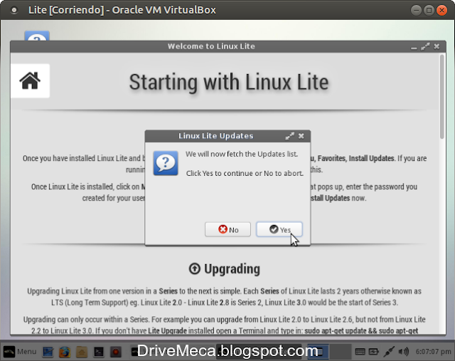 DriveMeca instalando Linux Lite 2.8 paso a paso