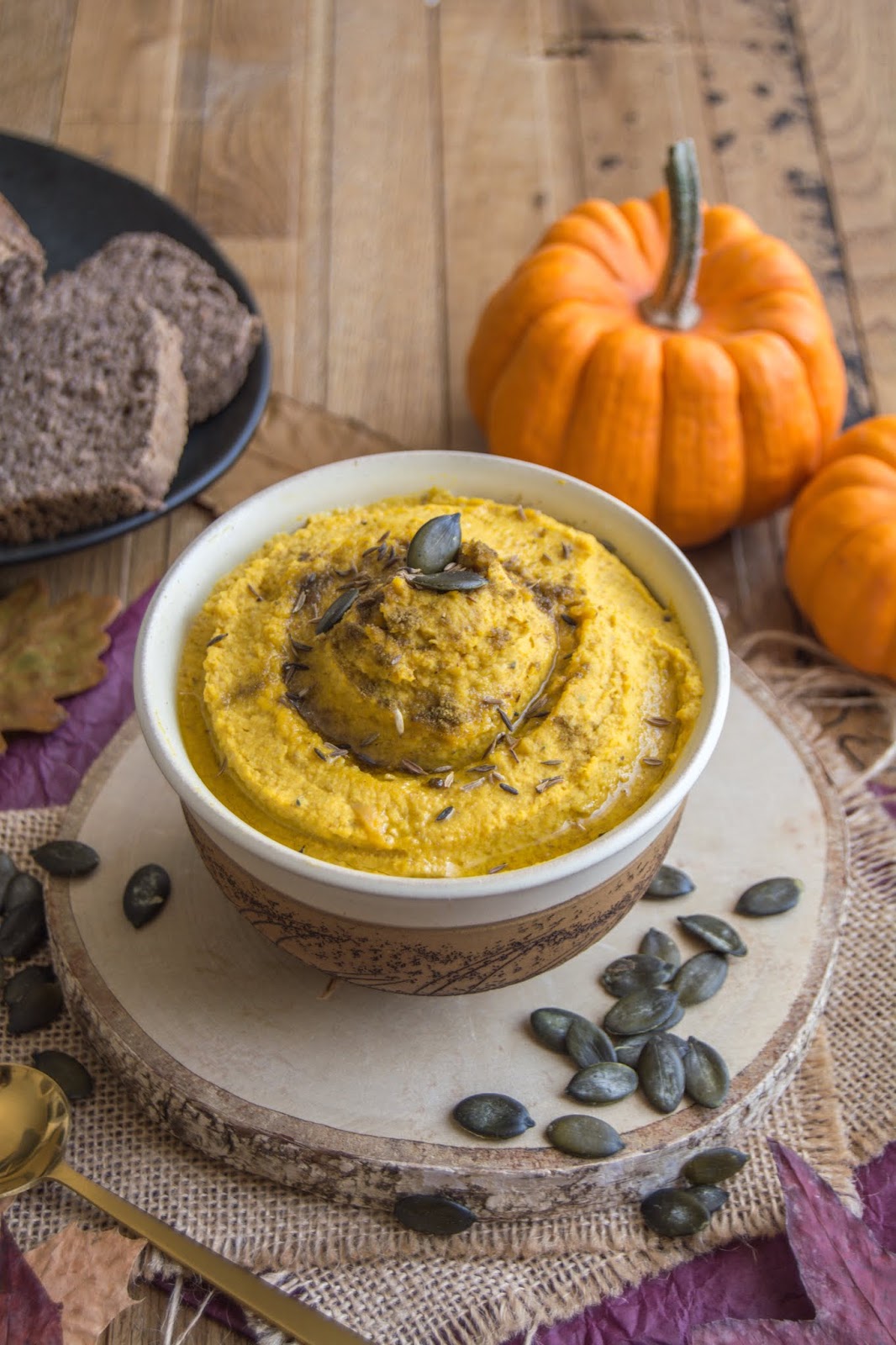 Houmous Au Potimarron Rosenoisettes