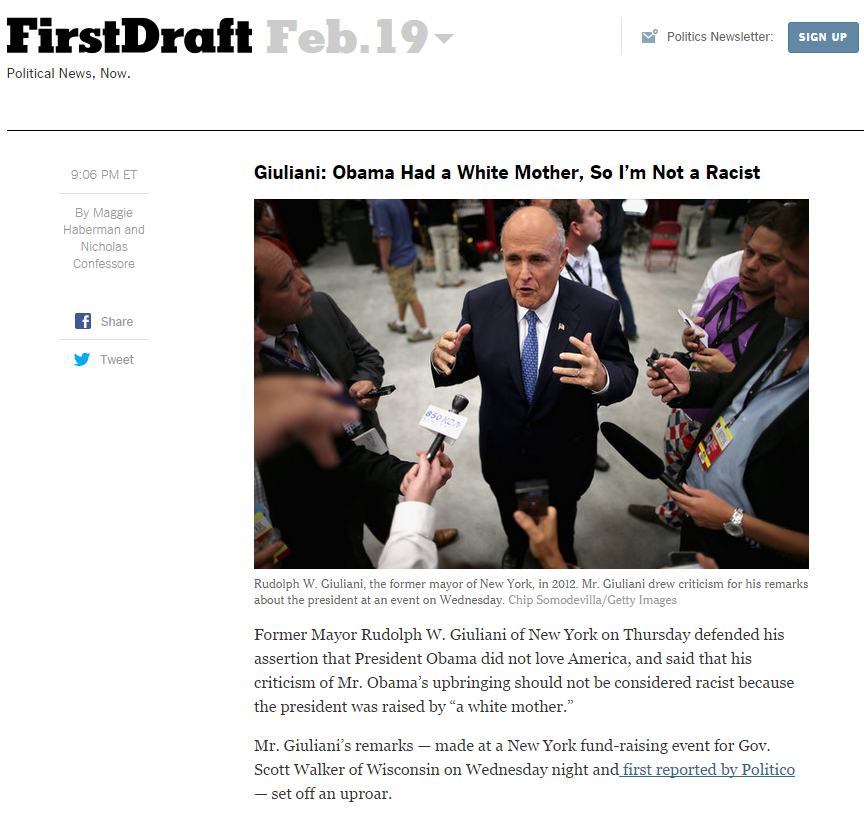 All This Is That: Rudolph Giuliani