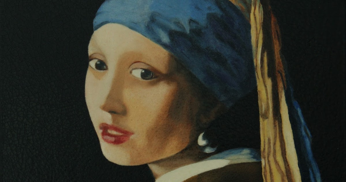 Peintre De La Jeune Fille à La Perle Eliane Allaert Artiste peintre: La jeune fille à la perle