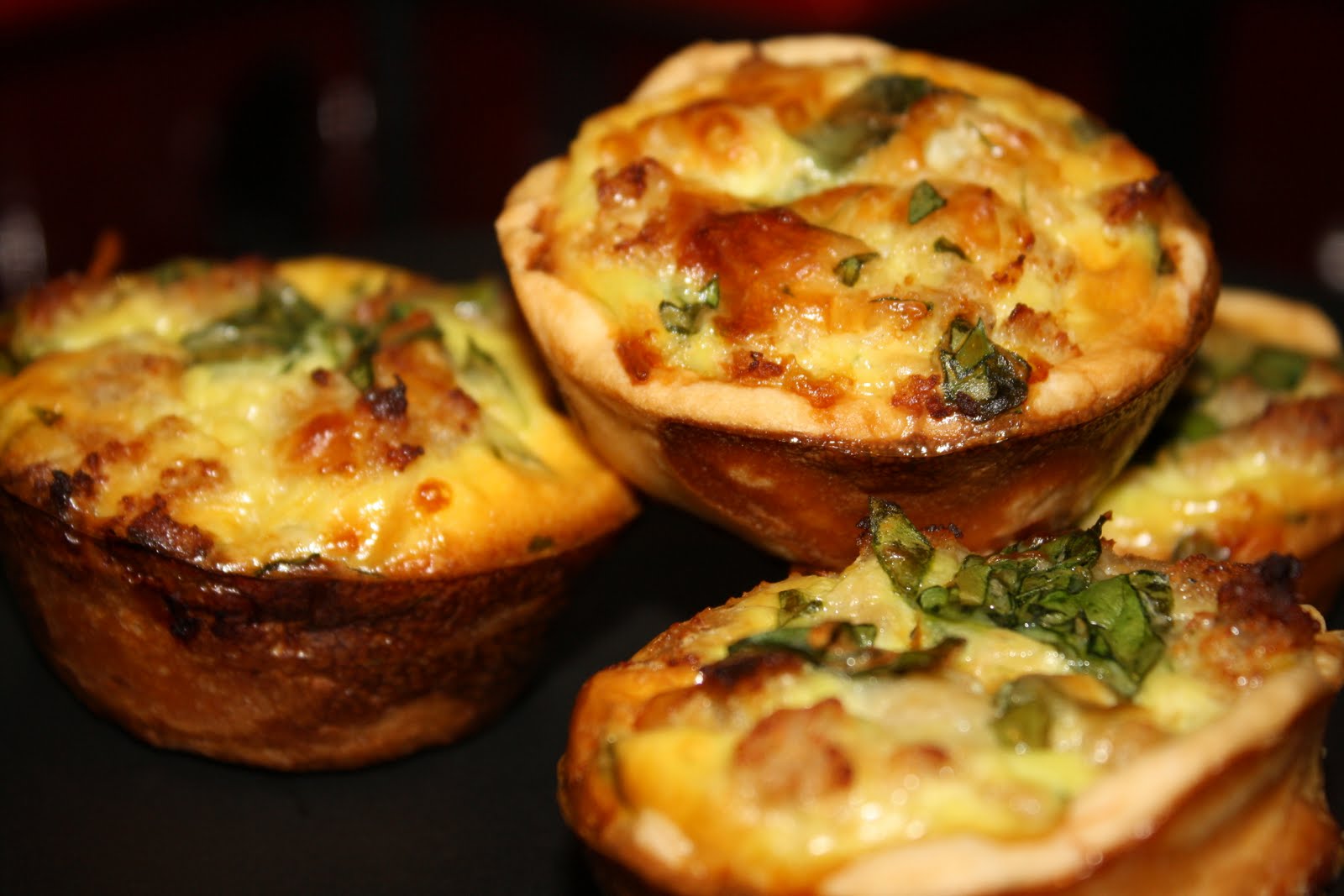 Triple T's Specialty Breakfast Sausage & Spinach Mini Quiches