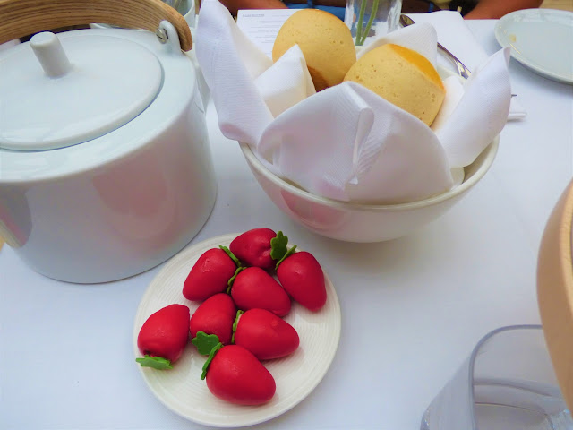 Flower afternoon tea at Dominique Ansel Bakery, Belgravia, London