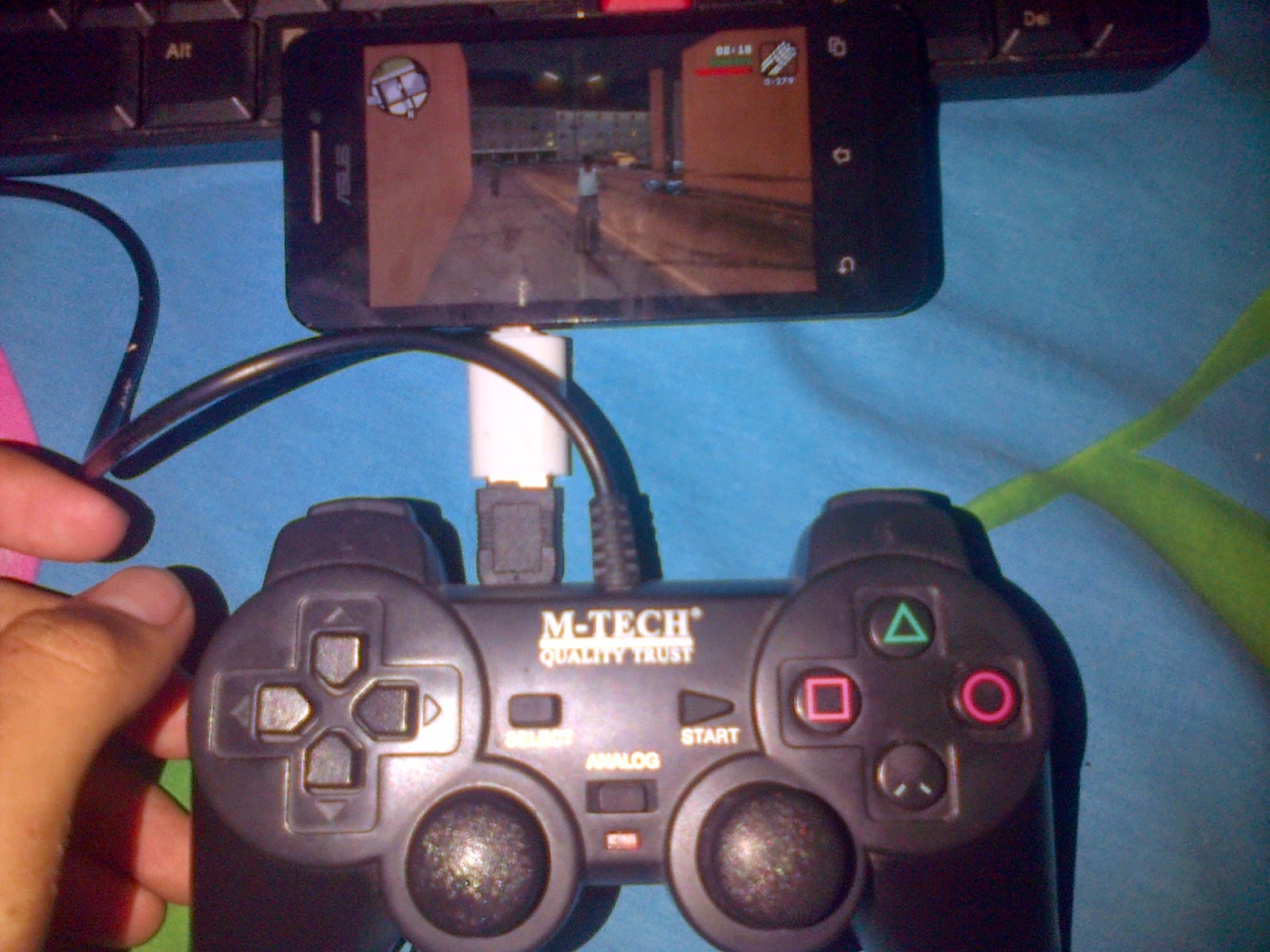 Cara main games di Android dengan stick PC Blue Tenshi