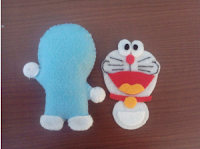 Cara Membuat Boneka Doraemon dari Kain Flanel ~ Kursus Menjahit