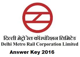 DMRC Answer Key Paper 2016 Solved Question Paper