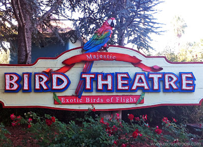 Bird Theatre theater sign Six Flags Discovery Kingdom
