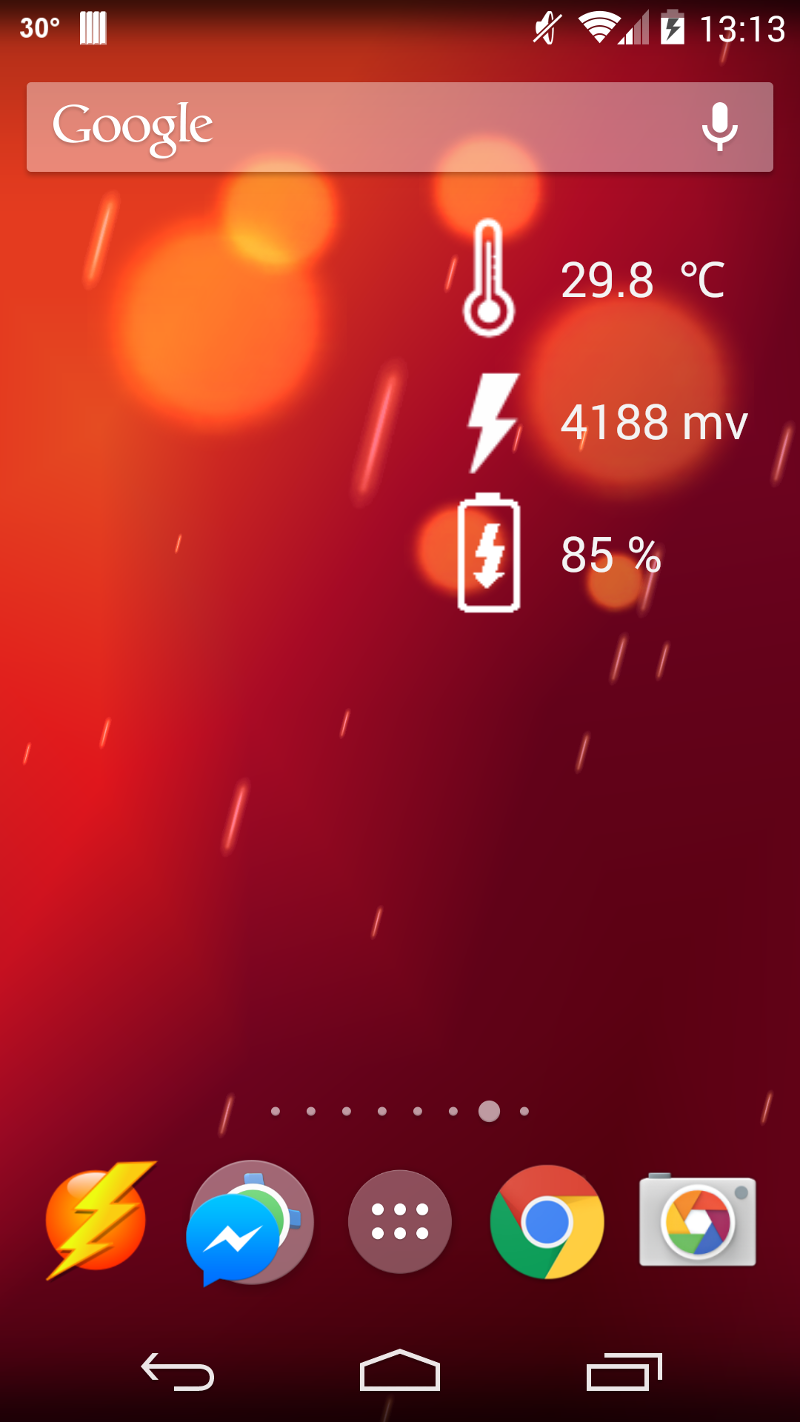 Android Temperature Widget Battery Temperature Guard