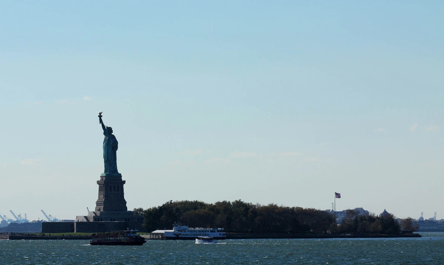 Around the World! New York Manhatten, Statue Of Liberty & Central Park