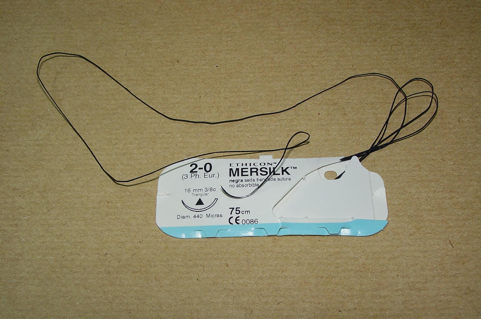 El tiempo entre suturas Agujas de sutura