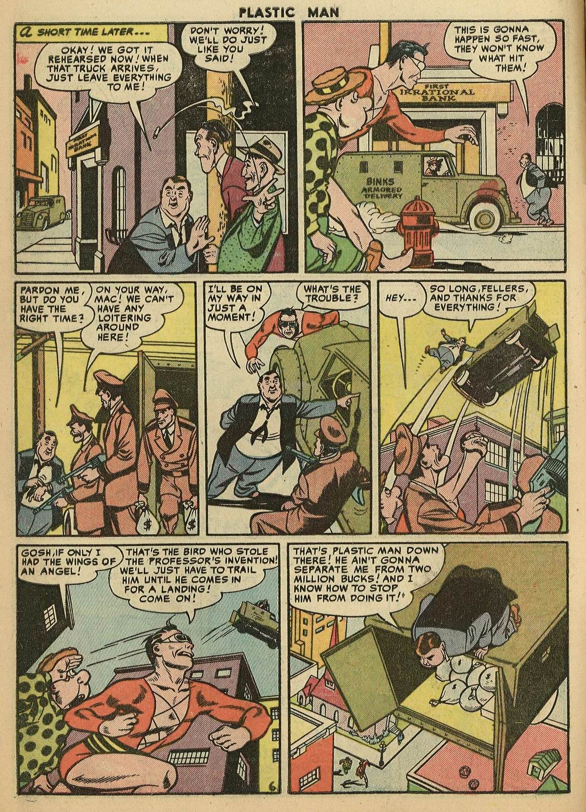 Read online Plastic Man (1943) comic -  Issue #56 - 8