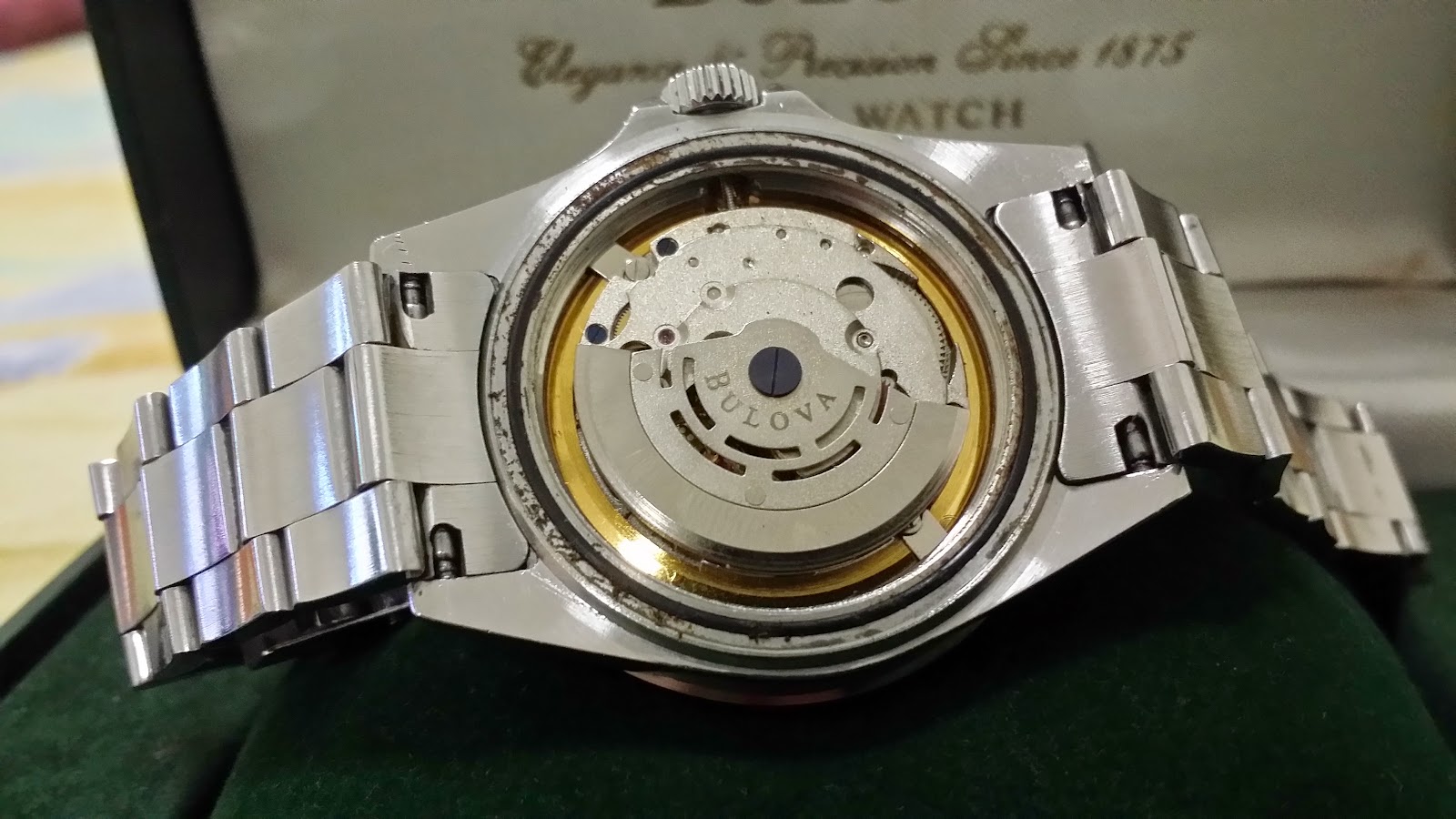 JACK'S TREASURE CHEST OF TIME PIECES: AUTHENTIC BULOVA GMT CHRONO