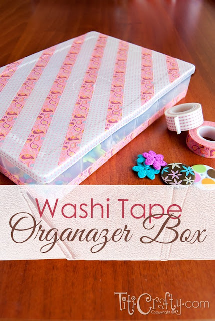 Washi Tape Organizer Box