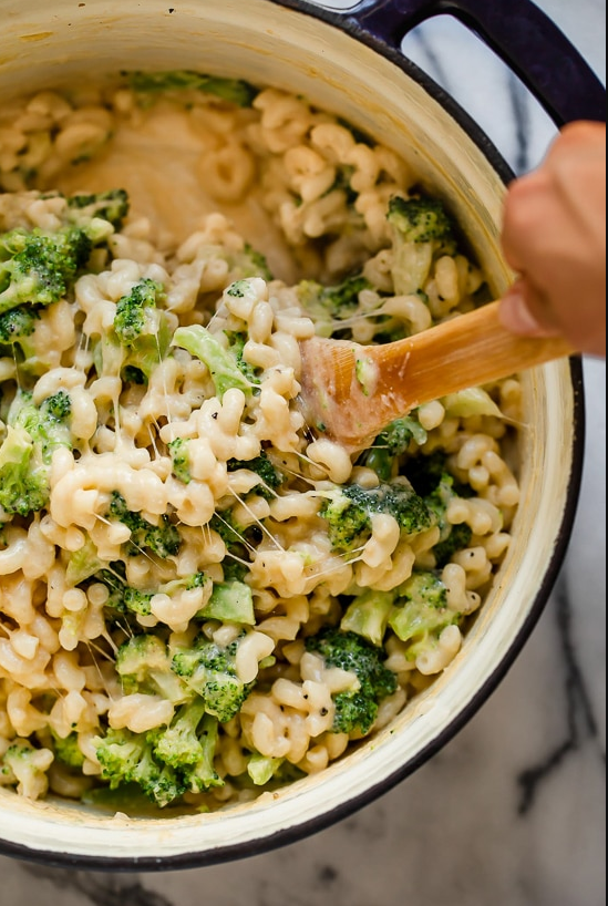 Baked Broccoli Macaroni And Cheese Yummy Recipe Cooking