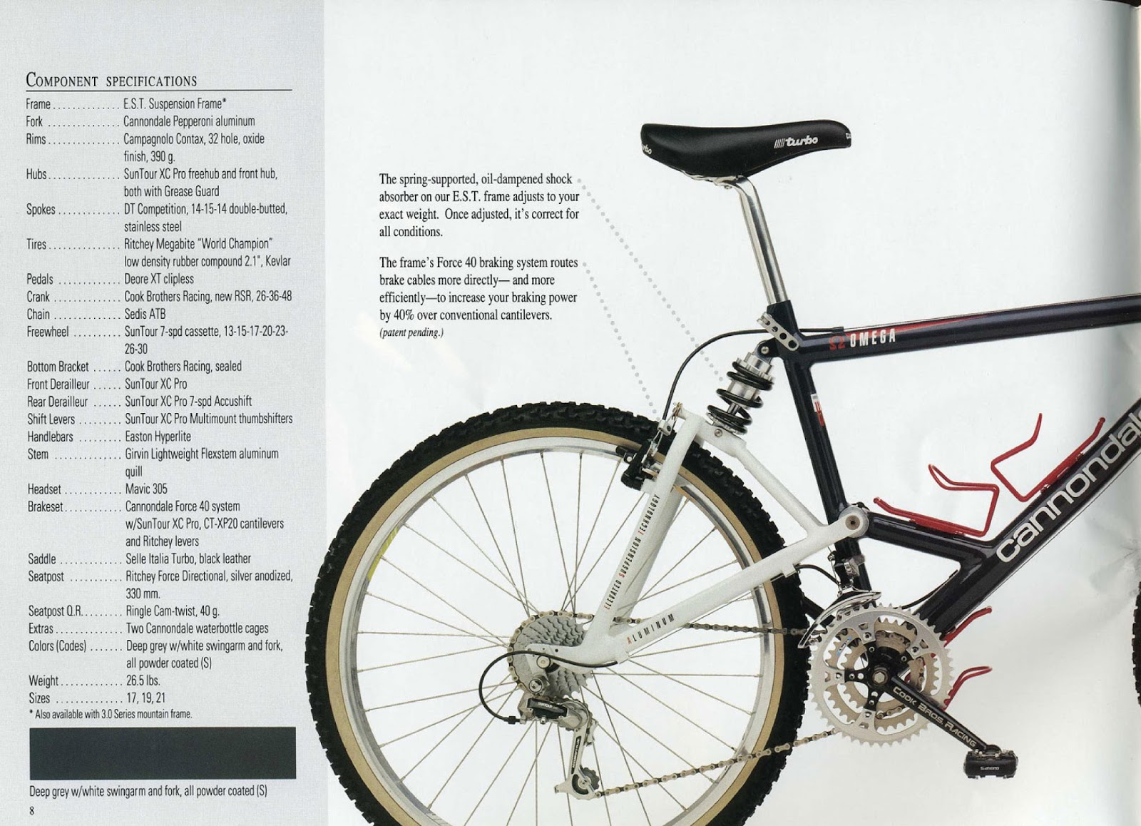 CATALOGUES CANNONDALE CANNONDALE 1991