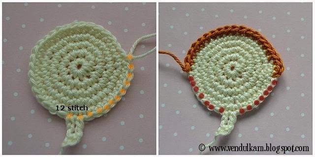 crochet sweet girl applique pattern