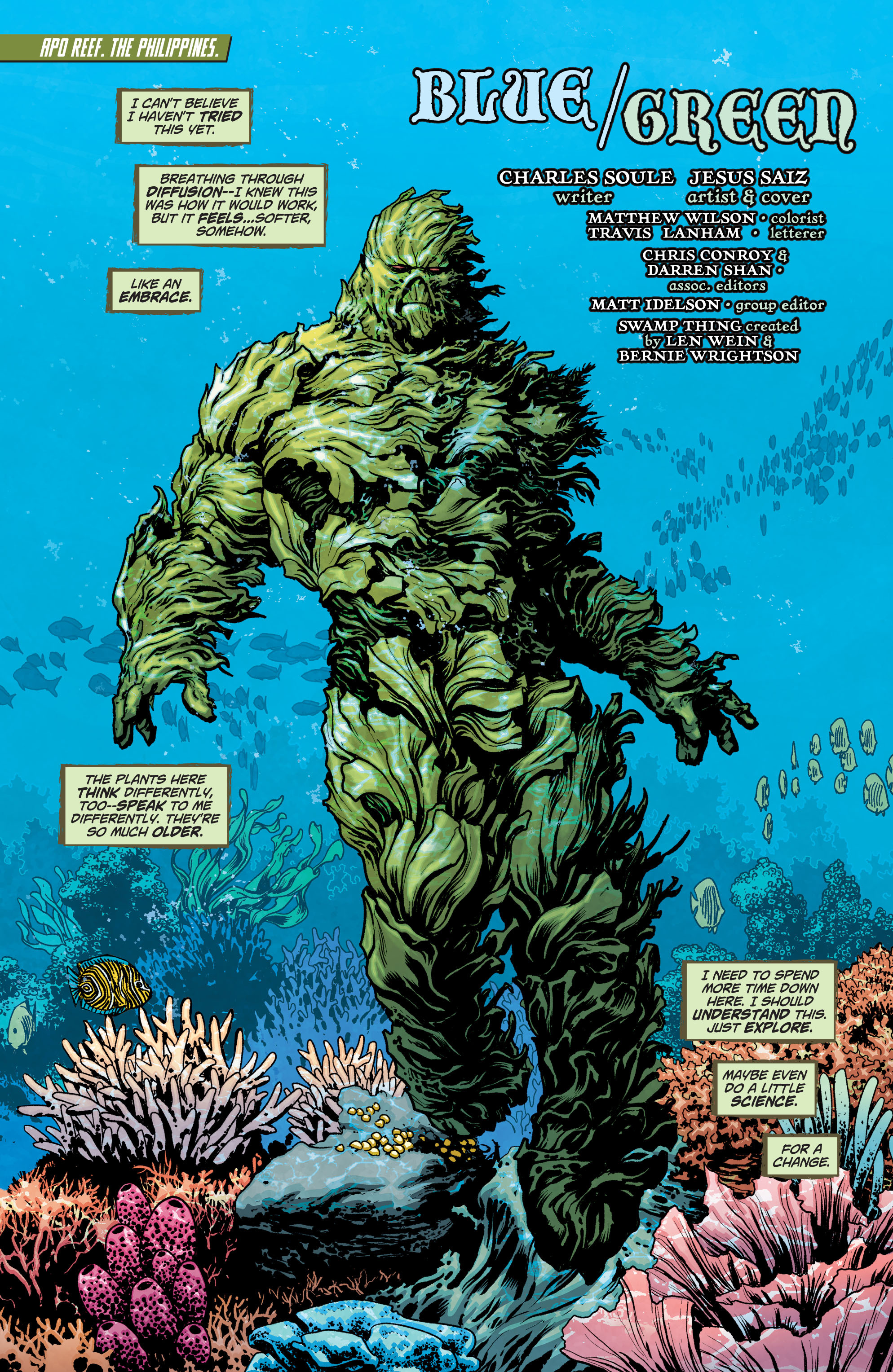 Read online Swamp Thing (2011) comic -  Issue #32 - 2