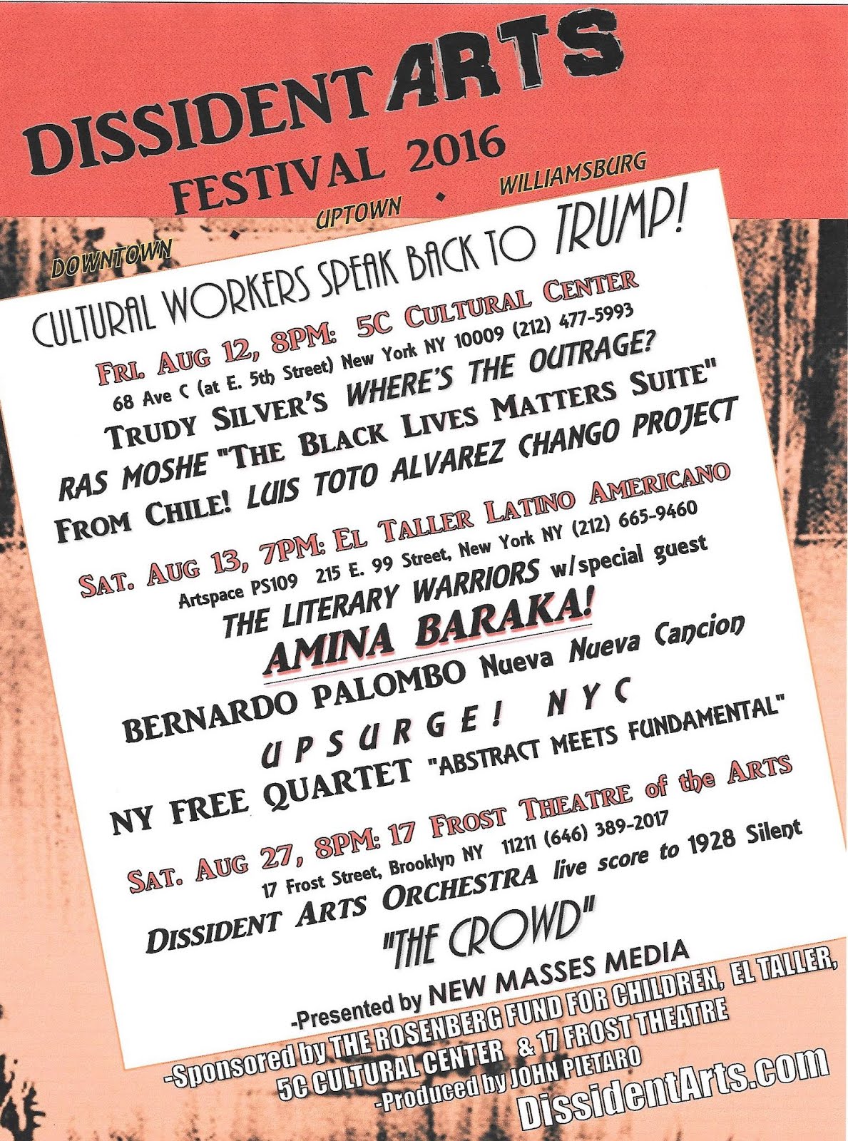 Dissident Arts Festival 2016