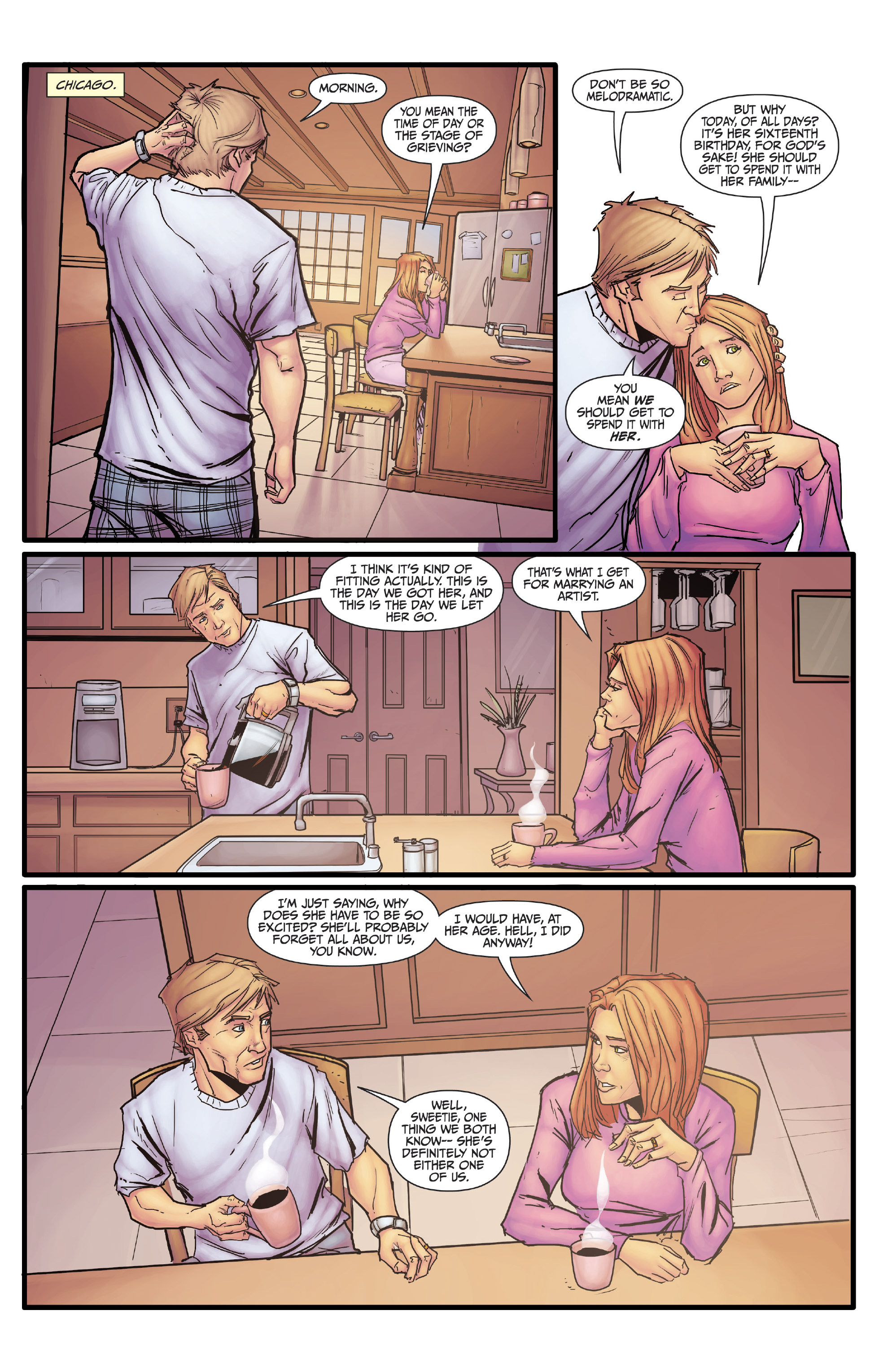 Read online Morning Glories comic -  Issue #1 - 15