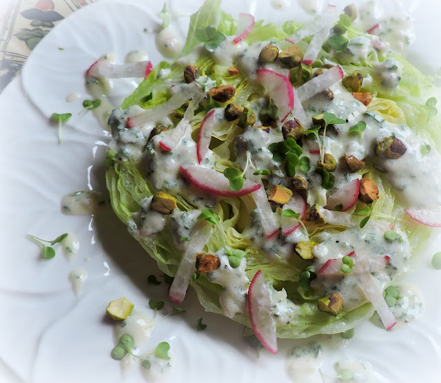 Creamy Herb Dressed Lettuce Steaks