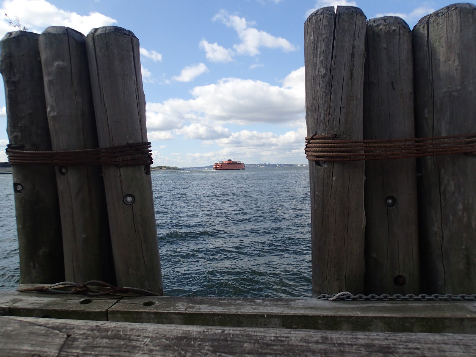 Staten Island ferry from the Hudson River walk