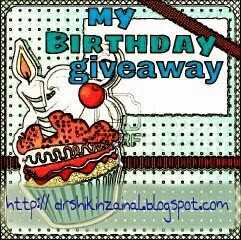 ❤ My Birthday Giveaway - by Dr. Shikin ❤