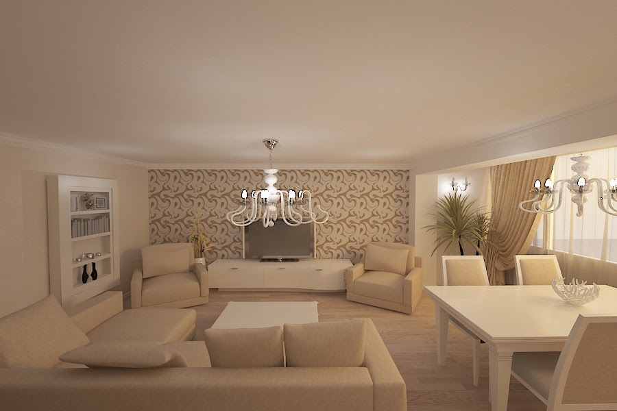 Design interior living casa moderna Constanta - Design Interior - Amenajari interioare > Design - interior - casa - moderna