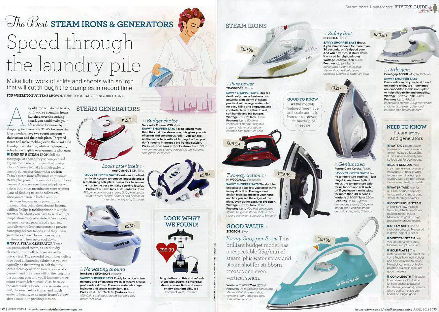 Caramel Quin, writer & editor Ideal Home Steam irons