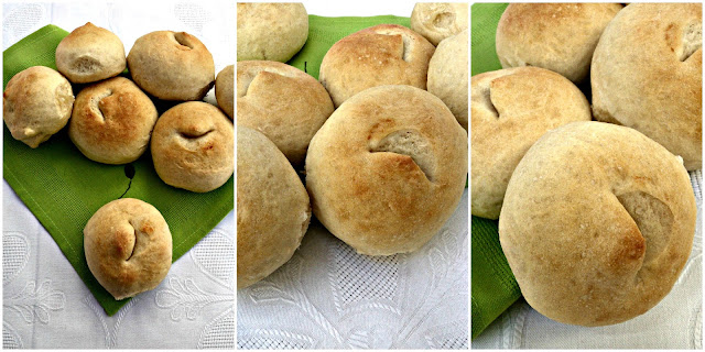 Panecillos de pan blanco con poolish de yogur Olor a hierbabuena panecillos, pan, bollos, yogur, receta