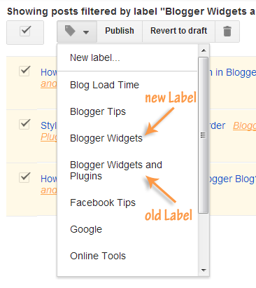 How To Rename Labels in Blogger?
