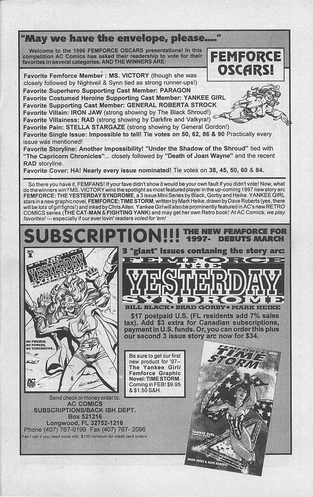 Read online Femforce comic -  Issue #99 - 29