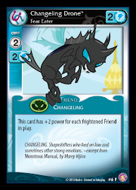 My Little Pony Changeling Drone, Fear Eater Absolute Discord CCG Card