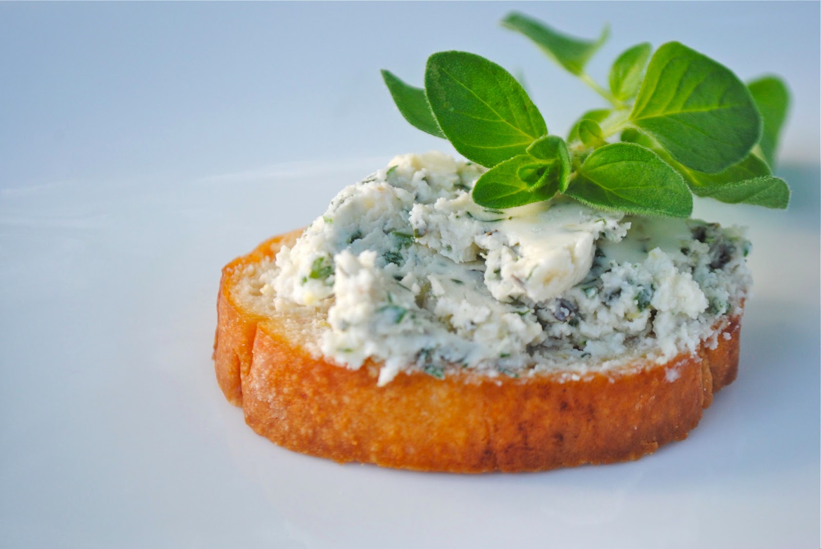 Recipe Doodle HERBED GOAT CHEESE DIP and SWEET PEA CROSTINI and SPRING