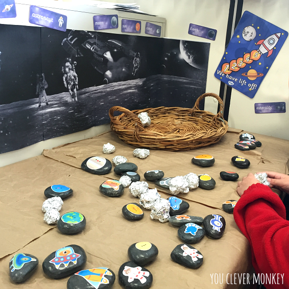 Space Pretend Play - ideas and simple to make resources for play in the Early Years | you clever monkey