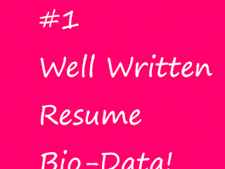 Resume for Interview